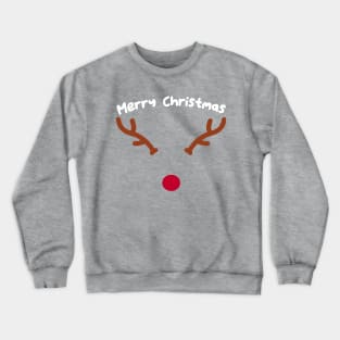 Rudolph Christmas Cute Reindeer Crewneck Sweatshirt